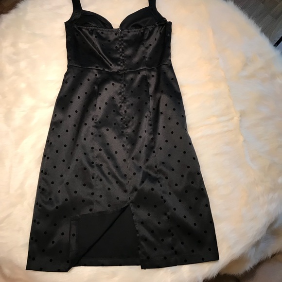 My Michelle Halter Black Polka Dot Dress - Picture 6 of 8